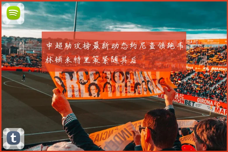 中超助攻榜最新动态约尼查领跑韦林顿米特里策紧随其后