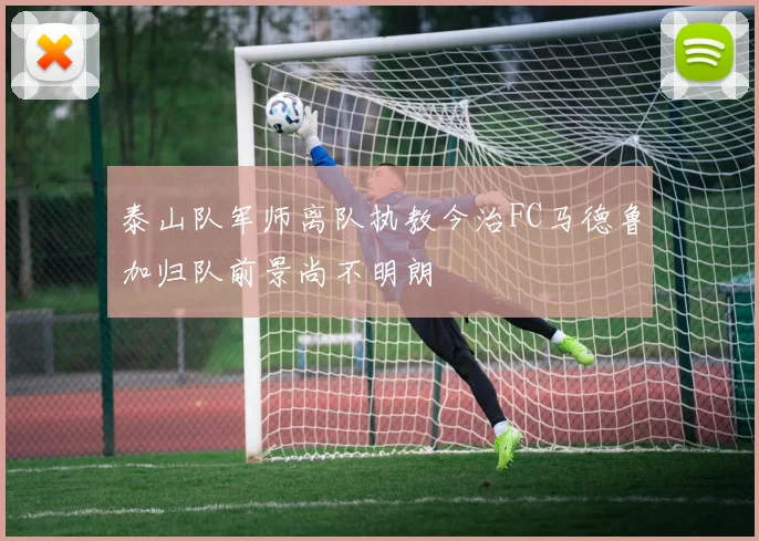 泰山队军师离队执教今治FC马德鲁加归队前景尚不明朗